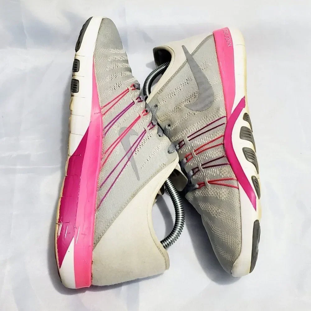 Nike Free TR7 Training Athletic Sneakers Gray/Pink 833413-006 Women's Size‎ 10